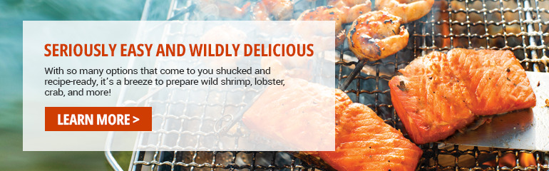 Grilling Salmon Banner ad