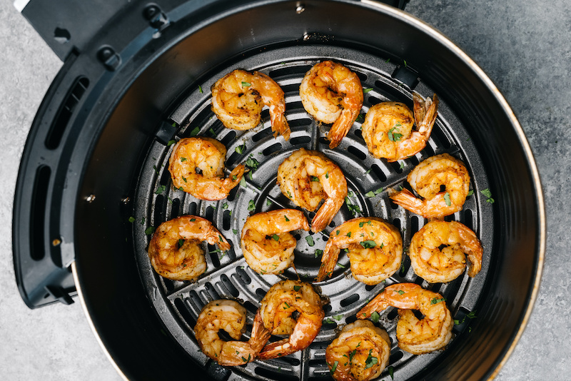 air fryer fish such as this shrimp is a winner