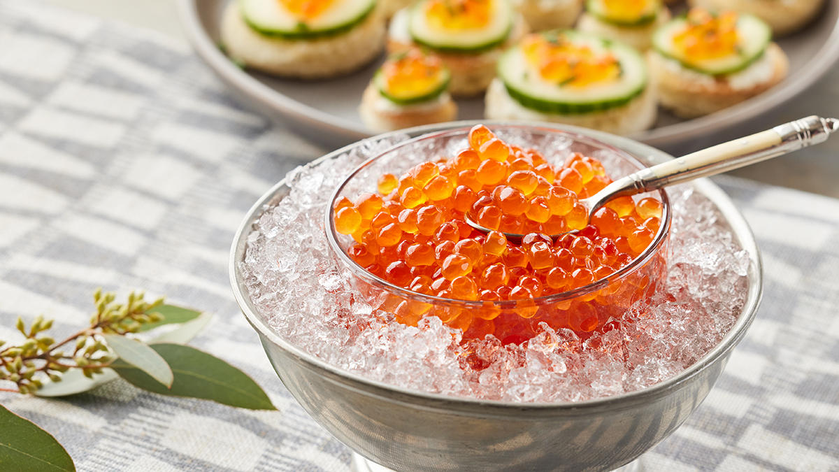 Delicious Fresh frozen seasoned flying fish roe Available Online Today 