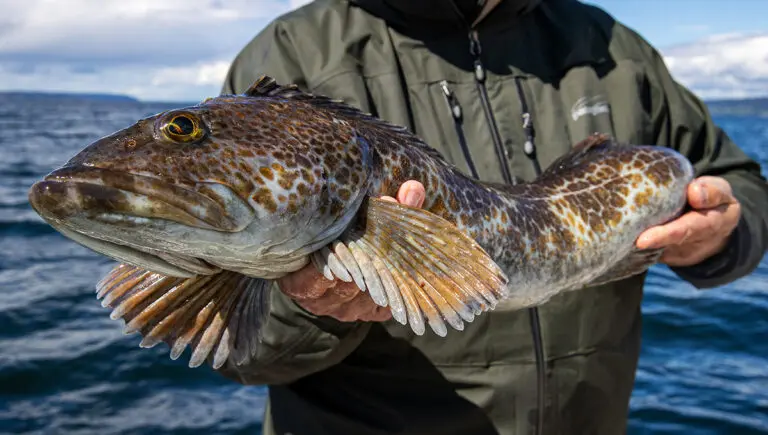 Lingcod caught in Puget Sound.