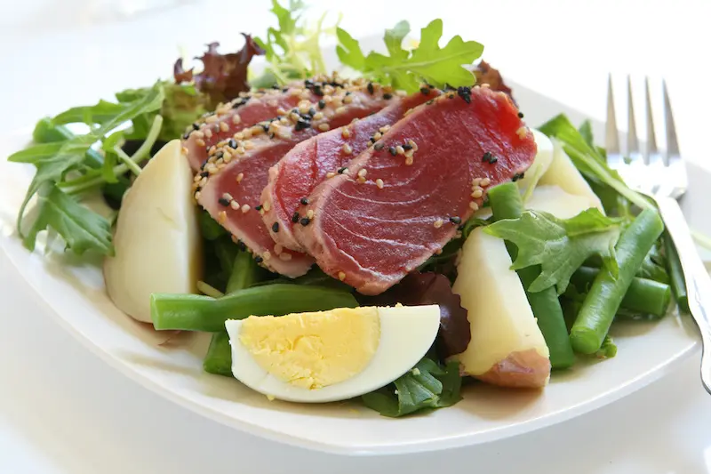 french fish nicoise salad