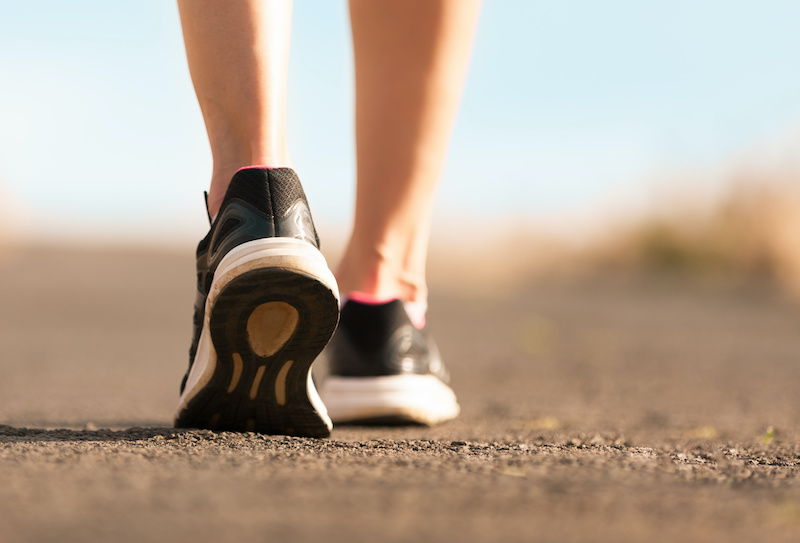 Benefits of walking, walking feet