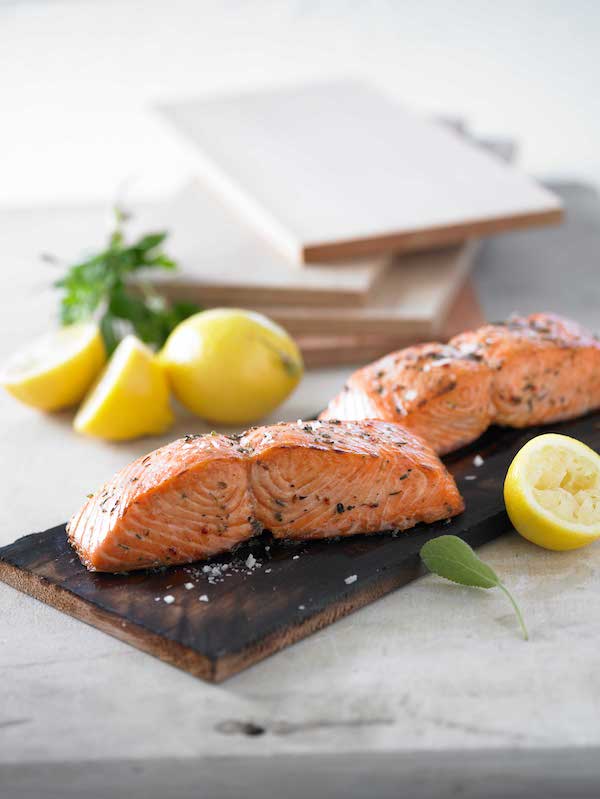 Seafood recipe ideas:  King Cedar Plank