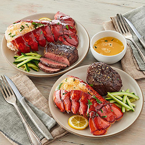 romantic dinner ideas surf and turf