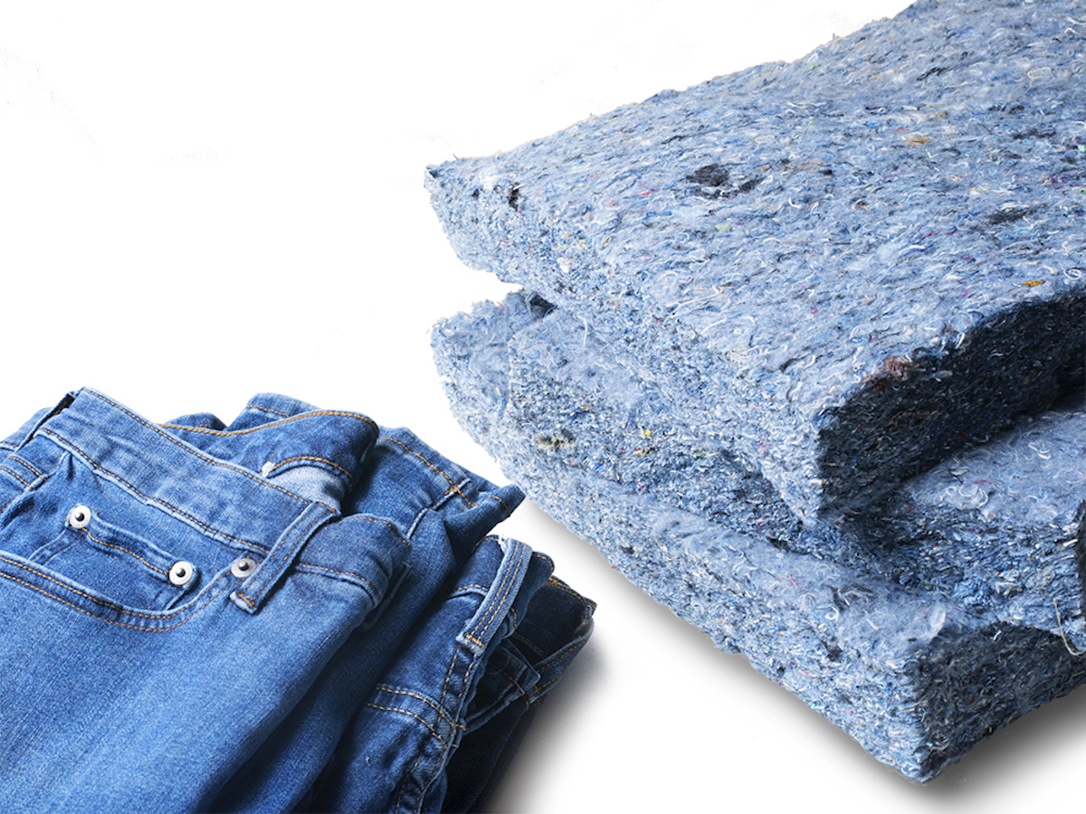 Ecofriendly insulation from postconsumer jeans