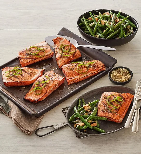 Vital Choice Meals showing Salmon and Green Beans
