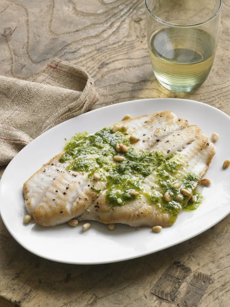 petrale sole recipes on plate