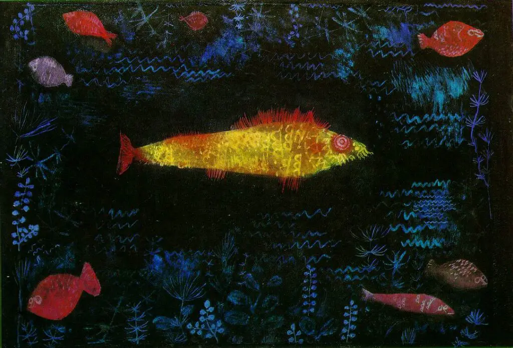 fish art Paul Klee Goldfish