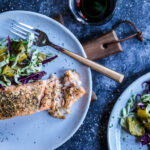 Cuban Roasted Salmon With Citrus Slaw