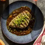 Tuna Steaks With Spicy HoneyBell Sauce
