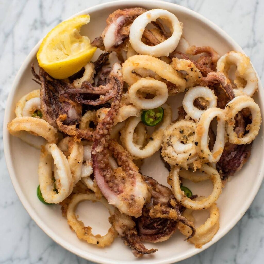 calmari recipe lightly fried calamari