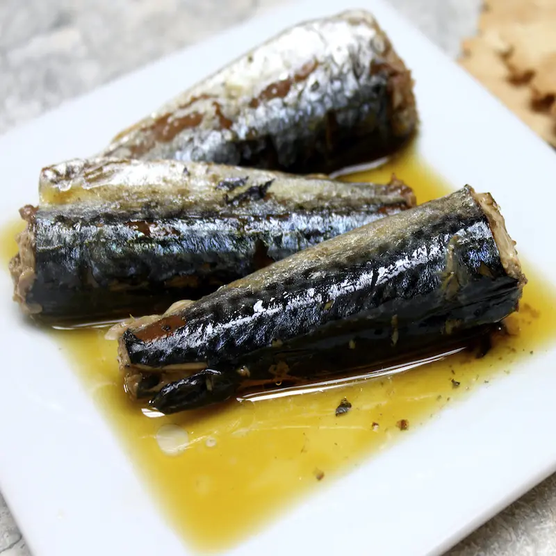 mackerel in extra virgin olive oil