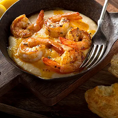 Cajun Style Shrimp and Grits
